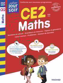 Cahier du jour / cahier du soir : Maths : CE2 - Conçu et recommandé par les enseignants