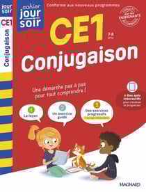 Cahier du jour / cahier du soir : Conjugaison : CE1 - Conçu et recommandé par les enseignants