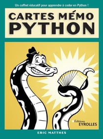 Cartes mémo Python - synthaxe, concepts et exemples
