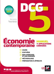Dcg 5 - économie contemporaine - manuel et applications