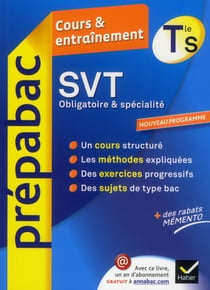 Prépabac cours & entraînement - sciences de la vie et de la terre - terminale s - enseignement spécifique et de spécialité