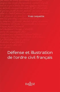 Défense et illustration de l'ordre civil français