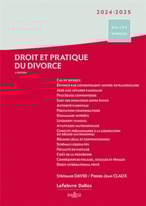 Droit et pratique du divorce (édition 2024/2025)