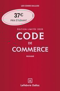 Code de commerce : Annoté (édition 2026)