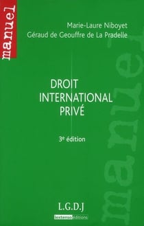 Droit international privé (3e édition)