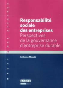 Responsabilité sociale des entreprises - perspectives de la gouvernance d'entreprise durable