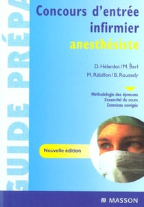 Concours d'entree infirmier anesthesiste (edition 2003)