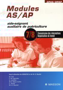 Modules as/ap 7/8 - transmission des informations et organisation du travail