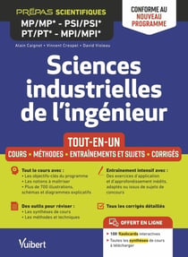 Sciences industrielles de l'ingénieur MP/MP* PSI/PSI* PT/PT* MPI/MPI*: tout-en-un - conforme à la réforme 2021
