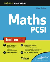 Maths PCSI - tout-en-un