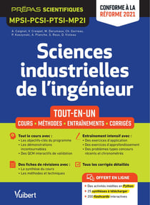 Sciences industrielles de l'ingénieur MPSI-PCSI-PTSI-MPSI  : tout-en-un - cours, synthèse, méthodes