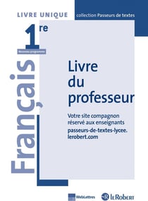 Passeurs de textes 1ère livre du professeur