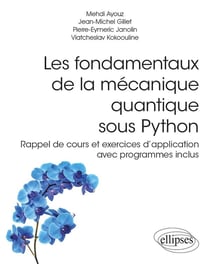 Les fondamentaux de la mécanique quantique sous Python - rappel de cours et exercices d'application
