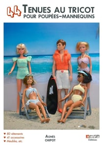 Tenues au tricot pour poupée mannequin : accessoires et mobiliers