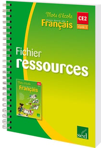 MOTS D ECOLE FRANCAIS CE2 FICHIER RESSOURCES