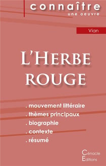 L'herbe rouge, de Boris Vian