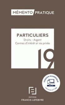 MEMENTO PARTICULIERS 2019
