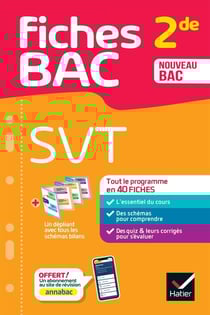 Fiches bac : SVT - 2de - Tout le programme en 40 fiches