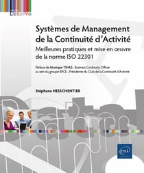 Systèmes de management de la continuité d'activité : Meilleures pratiques et mise en oeuvre de la norme ISO 22301