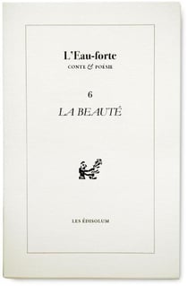 L'eau forte Tome 6 : la beauté