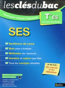 Les cles du bac - tout pour réussir l'examen - sciences économiques et sociales - terminale es (édition 2015)