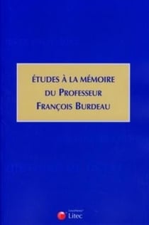 Melanges en l honneur de francois burdeau