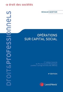 Opérations sur capital social (4e édition)