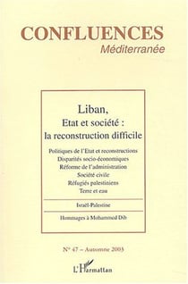 Liban - état et société - la reconstruction difficile
