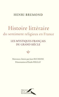 Histoire littéraire du sentiment religieux en France