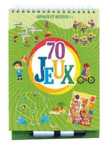 70 jeux efface et rejoue vert