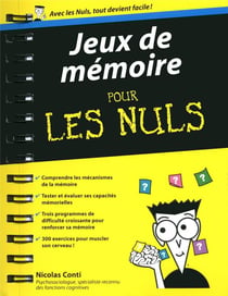 Jeux De Memoire Poche Pour Les Nuls
