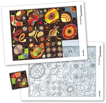 Puzzle à la manière de... l'art australien