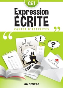 Cahier d'expression écrite - CE1 - cahier d'activités