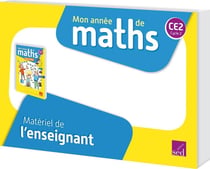 MON ANNEE DE MATHS : CE2 - matériel enseignant (édition 2018)