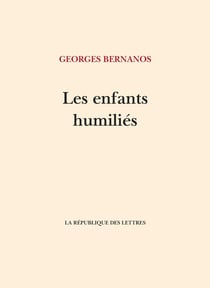 Les Enfants humiliés : Journal 1939-1940