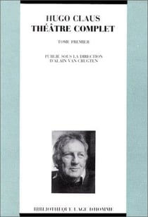 Théâtre complet Tome 1