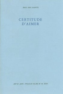 Certitude d'aimer