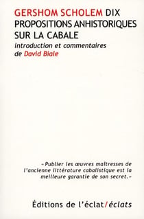 Dix aphorismes non historiques sur la cabale
