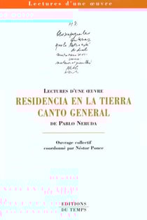 Residencia - canto general de pablo neruda
