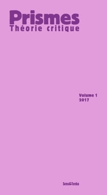 Prismes,  théorie critique n.1 : 2017