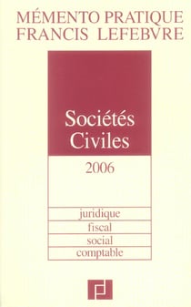 Societes civiles (édition 2006)