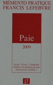 Mémento paie 2009