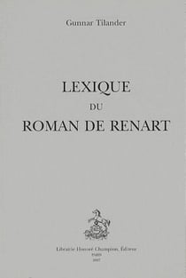 Lexique du roman de renart