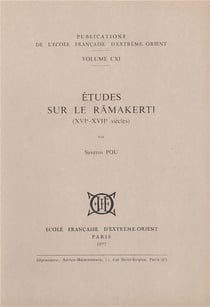 Études sur le Ramakerti (XVI-XVII siècles)
