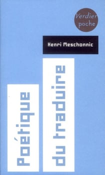 Poétique du traduire
