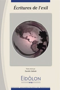 Eidôlon : écritures de l'exil