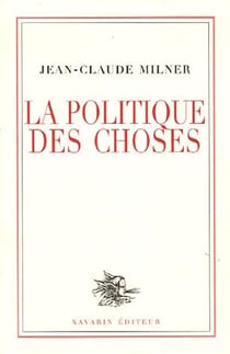 La politique des choses.