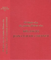 Mélanges Jean-Claude Cheynet