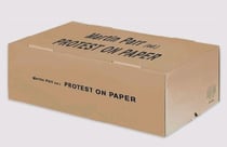 Protest on paper presented by martin parr (5 vol. in a box)