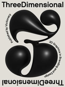 Threedimensional 3d graphics in branding and design